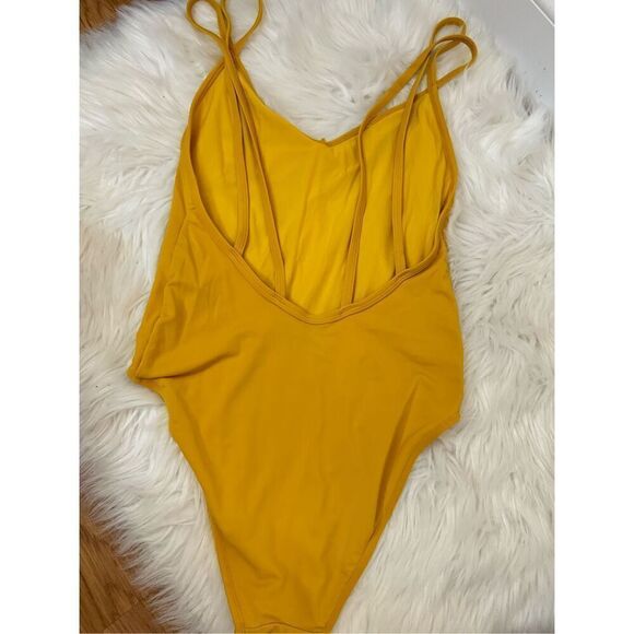 Beth Richards Marigold Yellow One Piece Swimsuit S - Picture 4 of 4